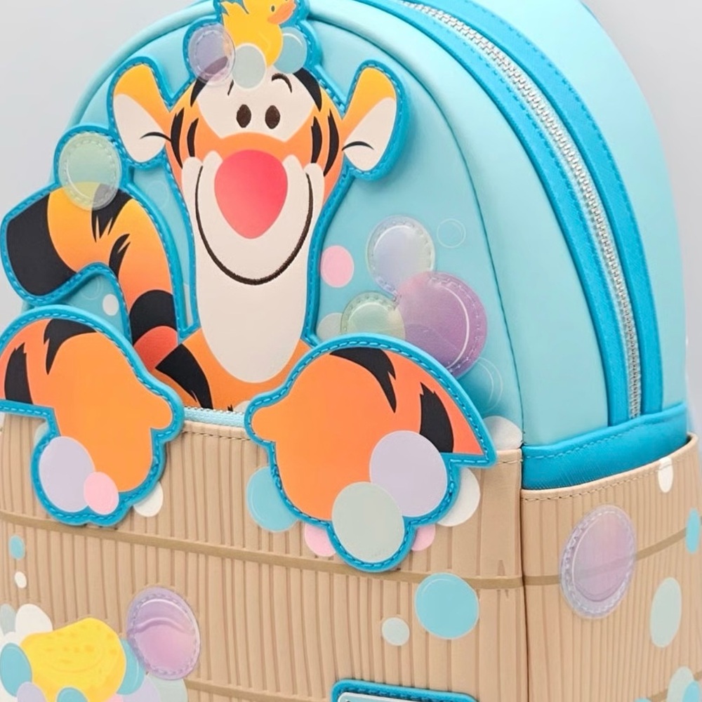 Loungefly Disney Tigger Bubble bath mini Backpack - Picture 2 of 5
